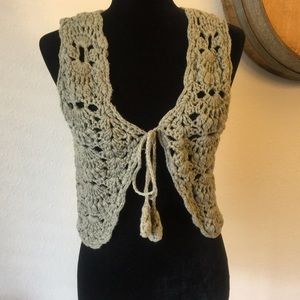 Express Boho Crochet Vest